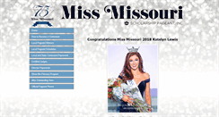 Desktop Screenshot of missmissouri.org